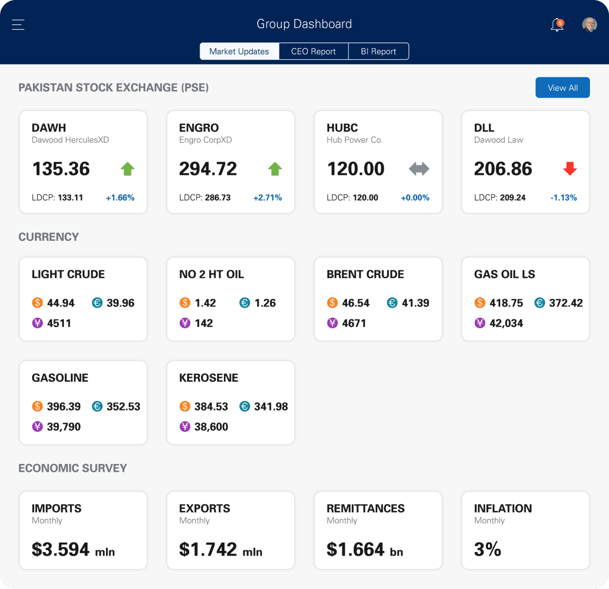 Transformative Custom BI App