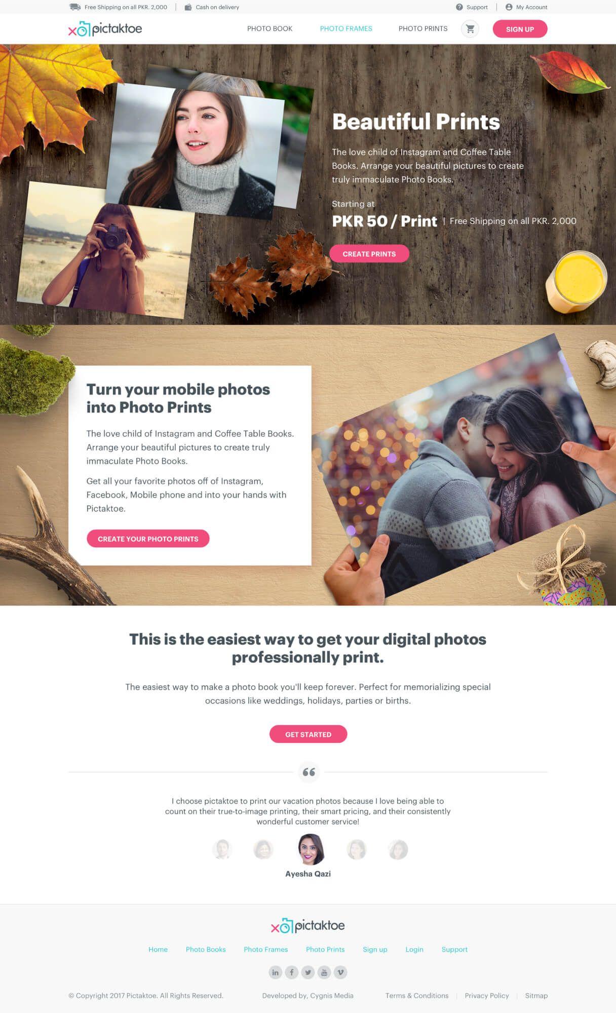 PicTakToe Photo Products