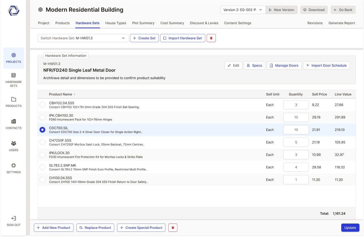 Door Scheduling Software