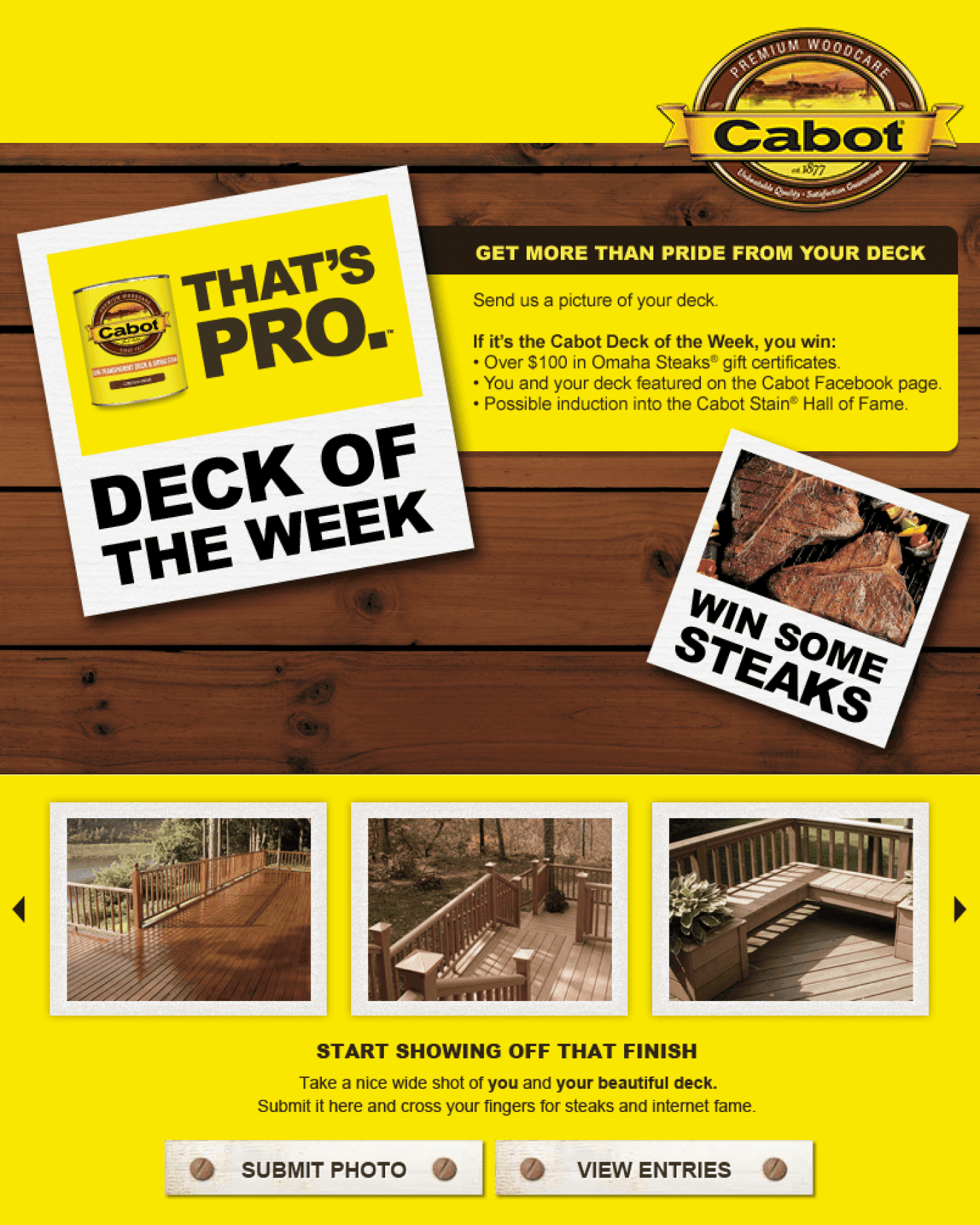Cabot Deck of the Week