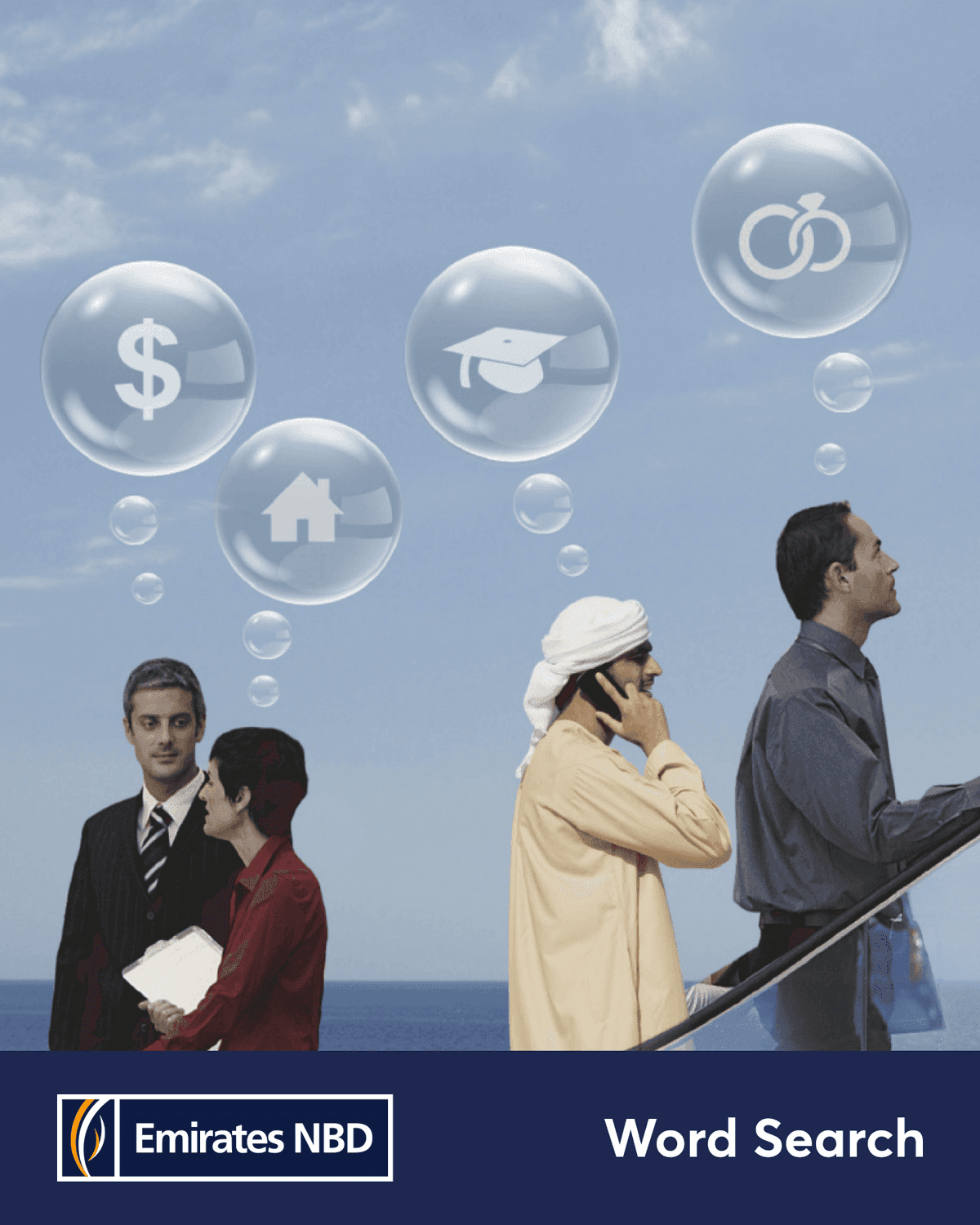 Emirates NBD Word Search Game