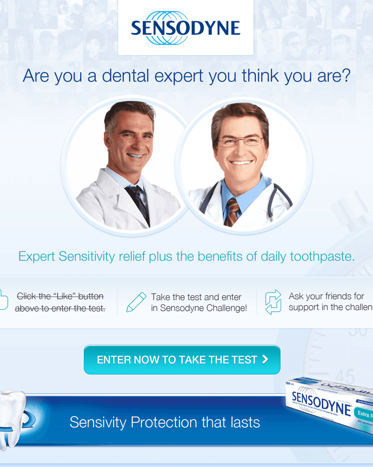 Sensodyne - Barriers Quiz