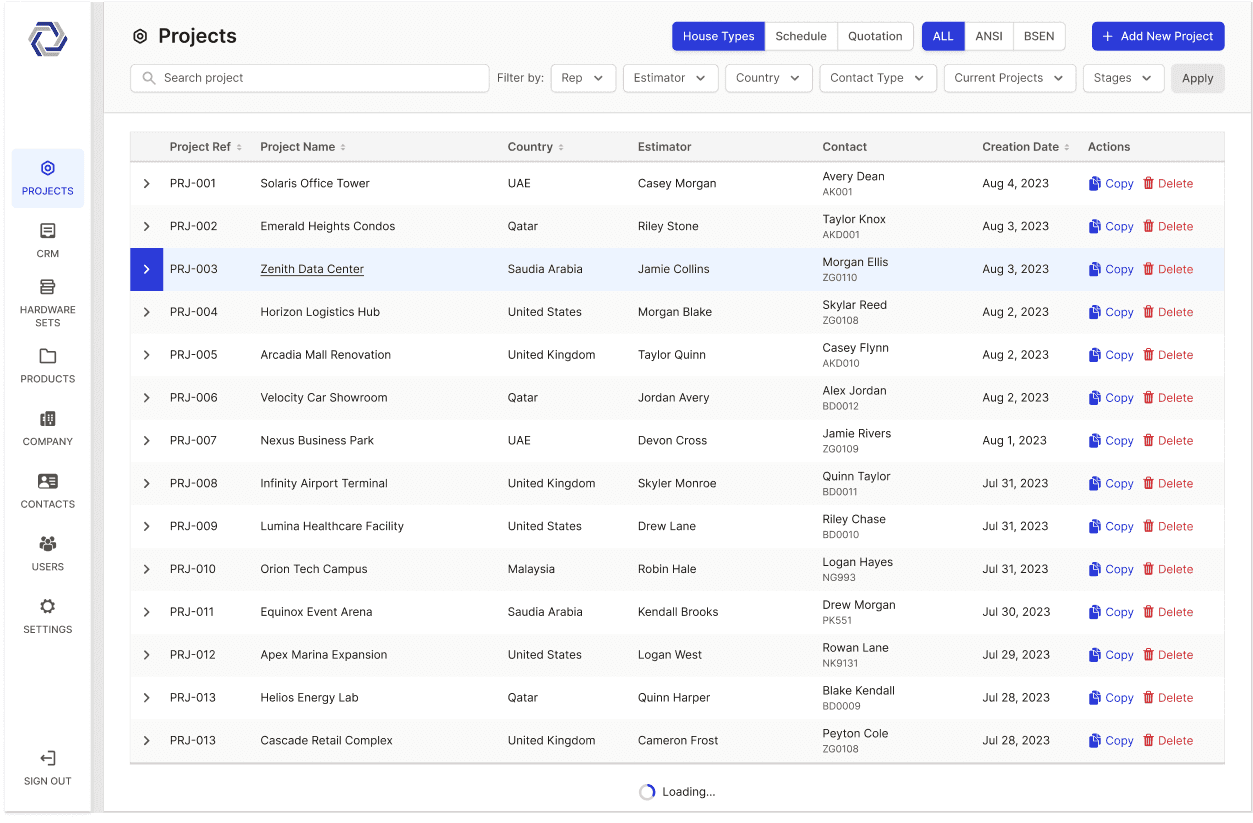 Door Scheduling Software