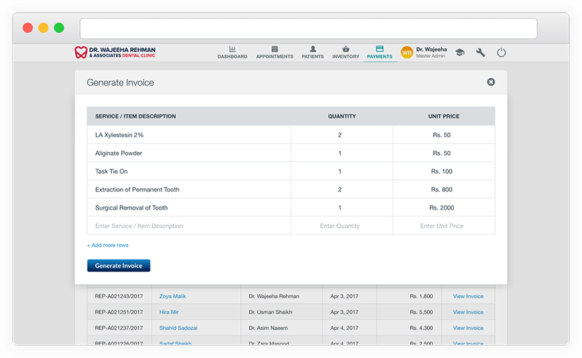 Invoice & Inventory Management