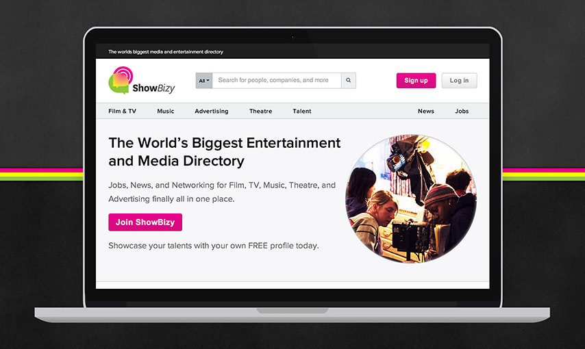 Showbizy Web Application
