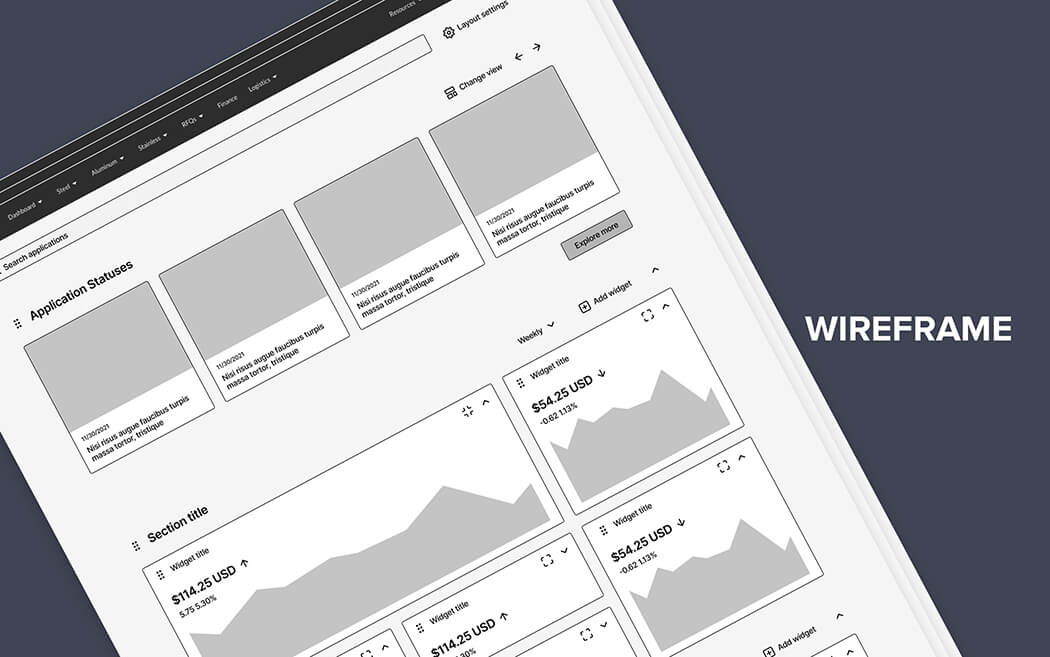 Wireframe Designs