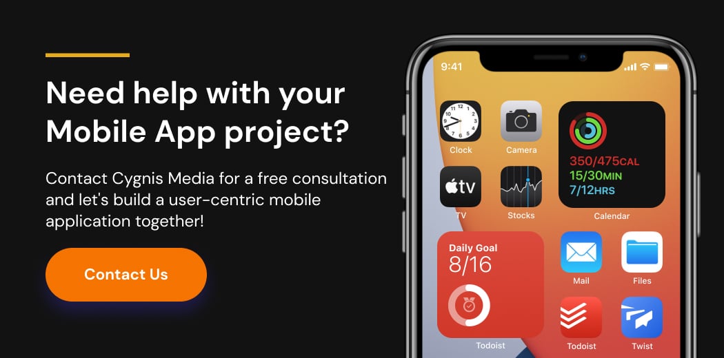 Need help with your Mobile App project? Contact Us