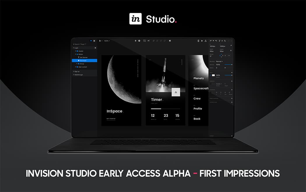 Invision Programa InVision Studio Early Access Alpha – First impressions | Cygnis