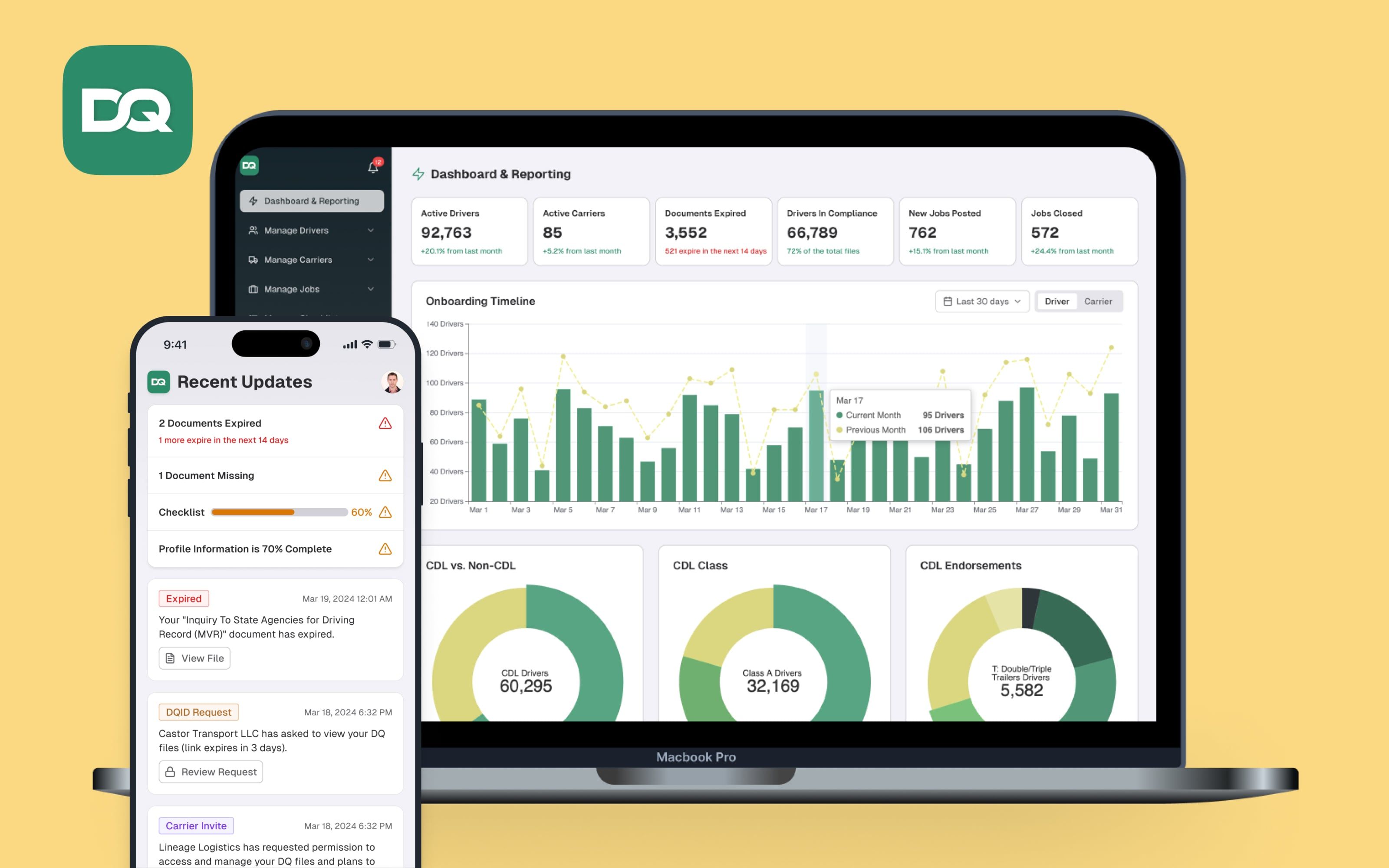 Truckers Compliance Platform (DQid) Case Study