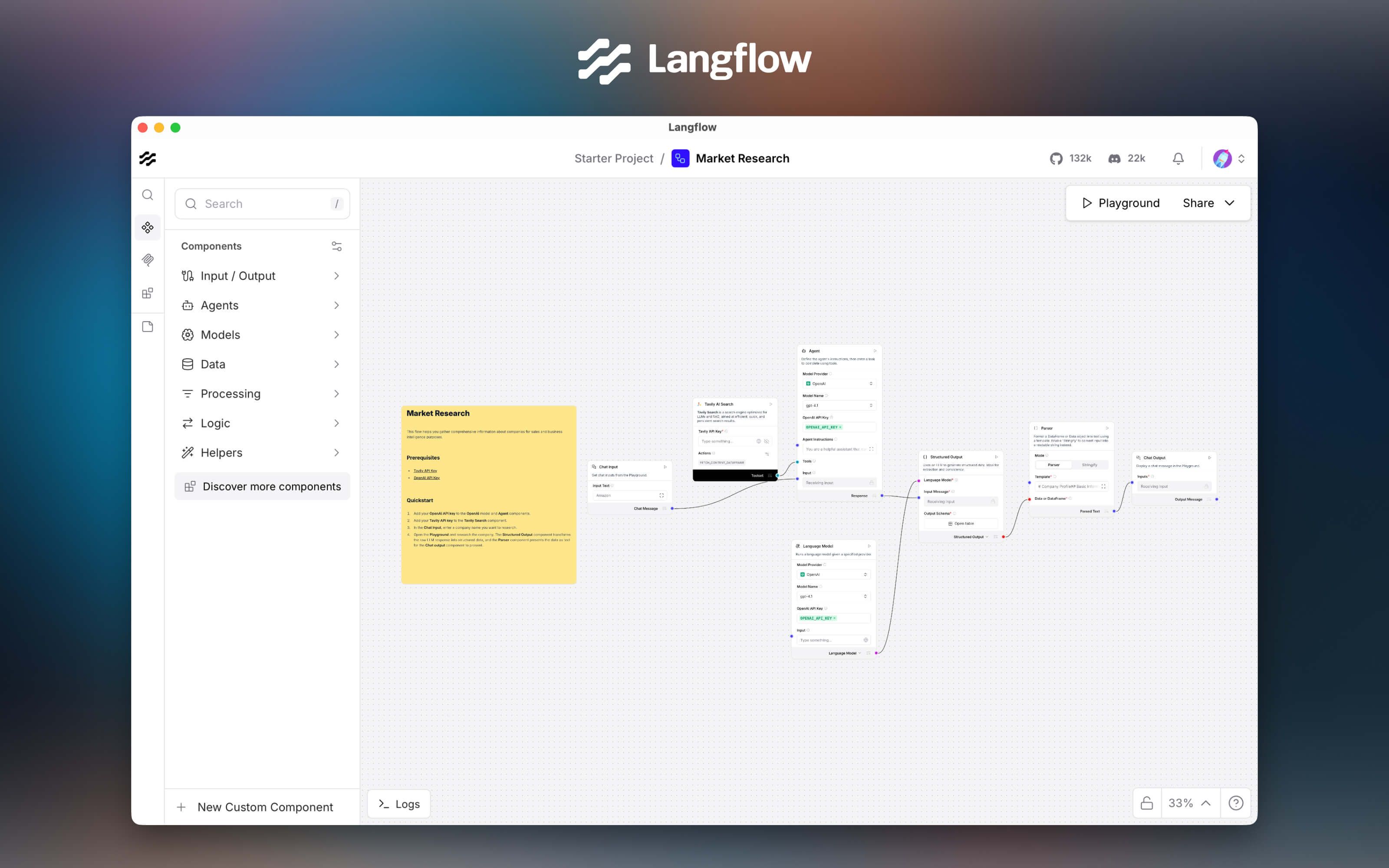 LangFlow — Developer-First, Open-Source Visual Agent Framework LangFlow — Developer-First, Open-Source Visual Agent Framework